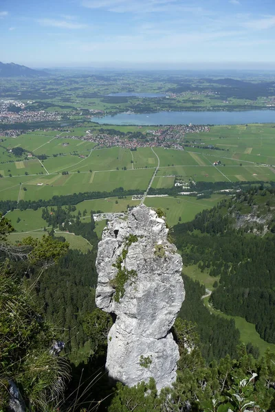 Forggensee Vom Tegelberg Bayern Deutschland — Stockfoto