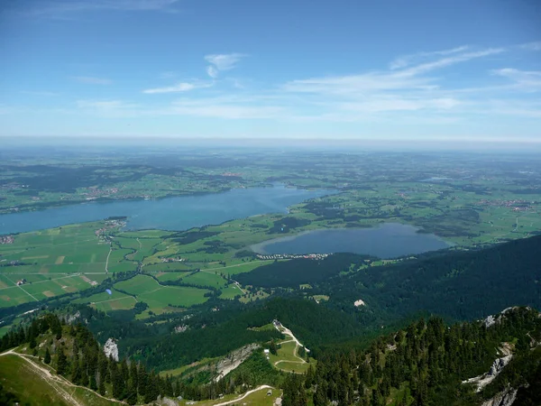 Mountain Panorama Tegelberg Mountain Bavaria Germany — Stockfoto