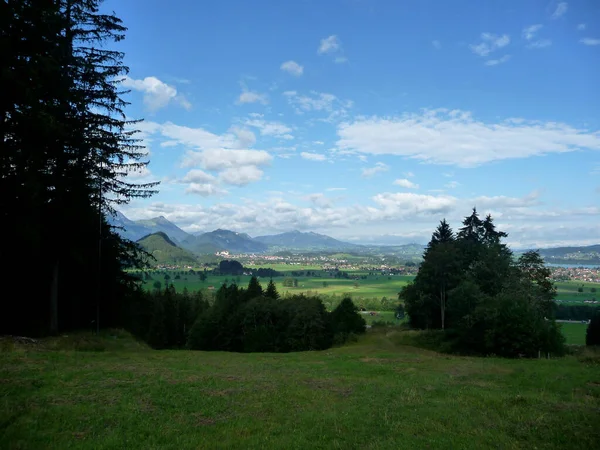 Passeio Montanha Até Montanha Tegelberg Baviera Alemanha — Fotografia de Stock