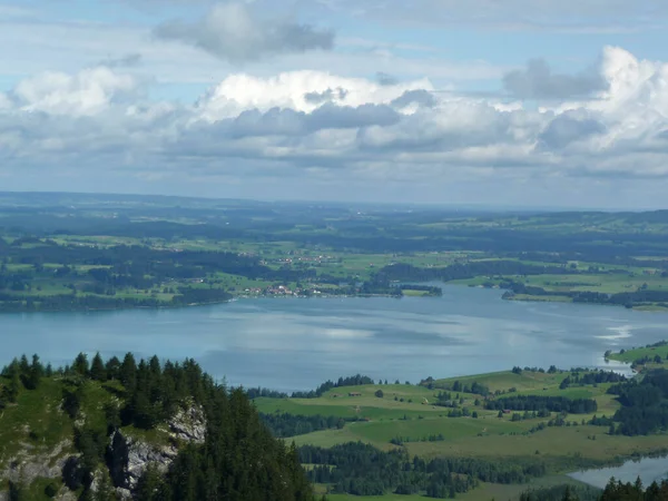 Panorama Montagne Depuis Montagne Tegelberg Bavière Allemagne — Photo