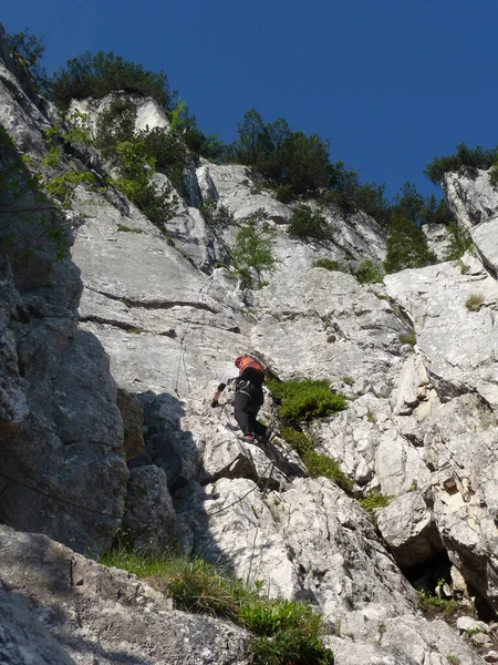 Ferrata Seebensee, Tajakopf Dağı, Tyrol, Avusturya