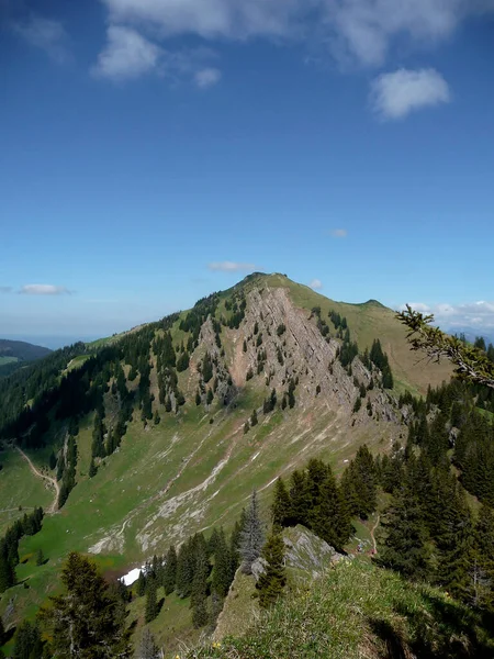 Escursione Panoramica Nagelfluhkette Baviera Germania — Foto Stock