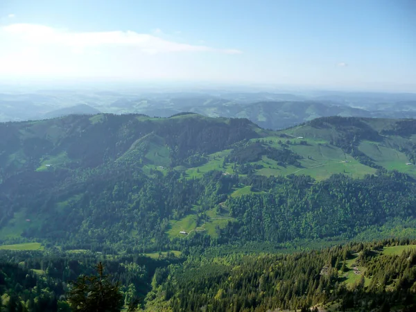 Panorama Excursão Caminhada Nagelfluhkette Baviera Alemanha — Fotografia de Stock