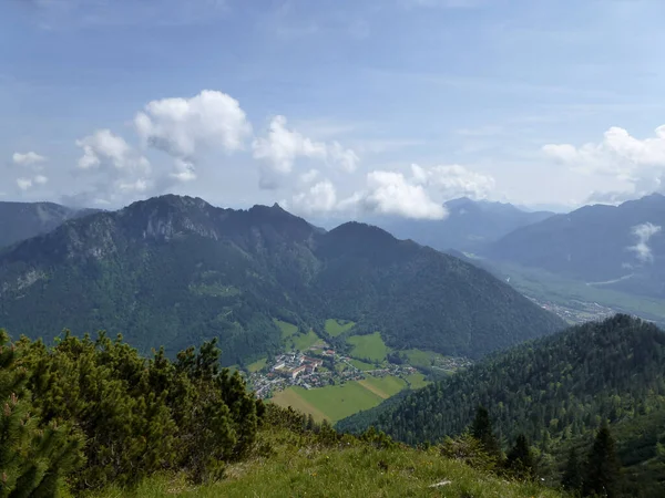 Horská Turistická Trasa Notkarspitze Ammergau Alps Německo — Stock fotografie