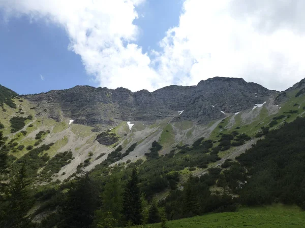 Passeio Montanha Notkarspitze Ammergau Alps Alemanha — Fotografia de Stock