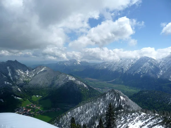 Kloster Ettal Vom Ochsensitz Bayern Deutschland — Stockfoto