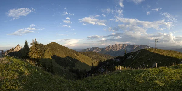 Гірська Панорама Гір Ротванд Баварія Німеччина — стокове фото