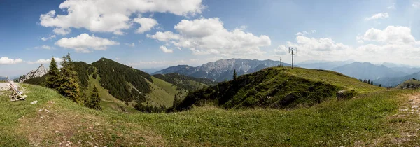 Almanya Nın Bavyera Kentindeki Rotwand Dağından Yaz Mevsiminde Dağ Manzarası — Stok fotoğraf