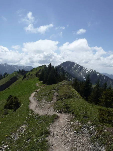 Panorama Excursión Nagelfluhkette Baviera Alemania — Foto de Stock