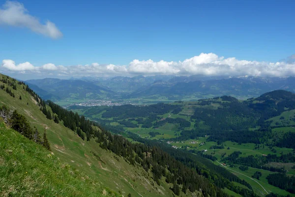 Panorama Excursión Nagelfluhkette Baviera Alemania — Foto de Stock