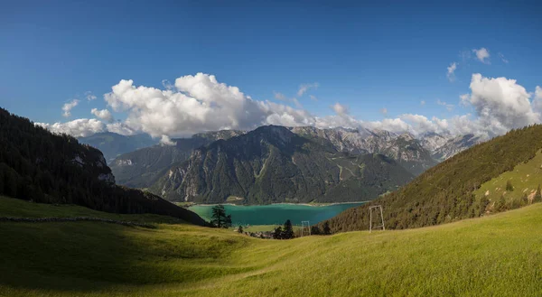 Yaz Mevsiminde Achensee Gölü Karwendel Alps Tyrol Avusturya Dağ Manzarası — Stok fotoğraf