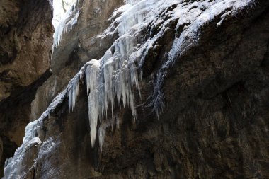 Garmisch-Partenkirchen, Bavyera, Almanya 'da Kışın Ortaklık