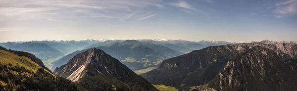 Yaz Mevsiminde Gschollkopf Dağından Ebner Joch Rofan Tyrol Avusturya Dağ — Stok fotoğraf