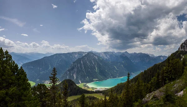 Yazın Avusturya Nın Tyrol Kentindeki Ünlü Achensee Dağı — Stok fotoğraf