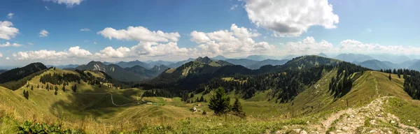Almanya Nın Bavyera Kentindeki Ochsenkamp Dağından Gelen Dağ Manzarası — Stok fotoğraf