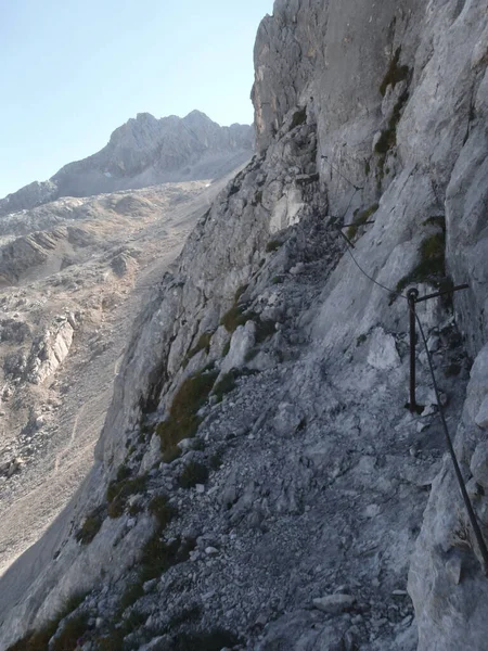 Excursión Partenkirchner Dreitorspitze Baviera Alemania — Foto de Stock