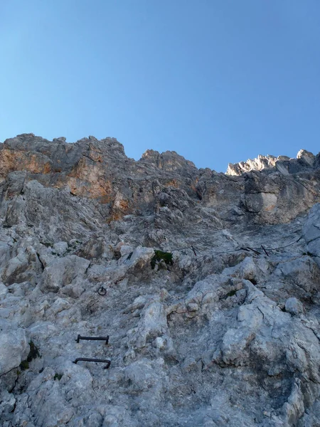 Excursión Partenkirchner Dreitorspitze Baviera Alemania —  Fotos de Stock