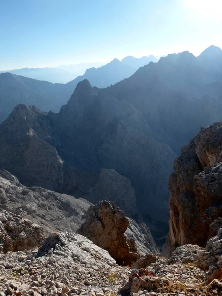 前往德国巴伐利亚的Partenkirchner Dreitorspitze山登山之旅 — 图库照片