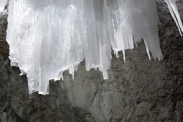 Partnachklamm Garmisch Partenkirchen Baviera Alemania Invierno — Foto de Stock