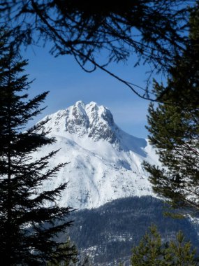 Pleisenspitze dağına kış yürüyüşü turu, Tyrol, Avusturya