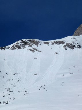 Pleisenspitze dağına kış yürüyüşü turu, Tyrol, Avusturya
