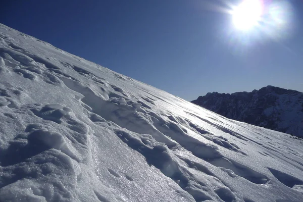 Вид Зимнюю Гору Горы Плейзенкирхен Карл Дель Австрия — стоковое фото