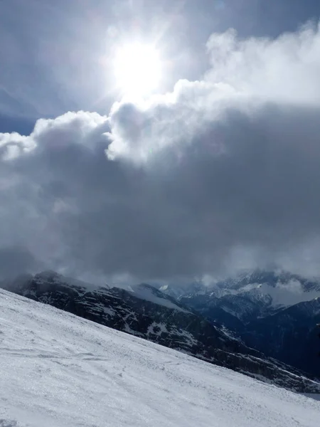 Zimní Túra Pleisenspitze Karwendel Tyrolsko Rakousko — Stock fotografie