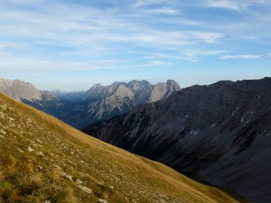 Pleisspitze dağına yürüyüş turu, Tyrol, Avusturya