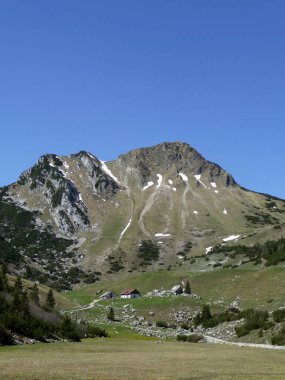Rotwand Dağı, Bavyera, Almanya 'dan Dağ Panoraması