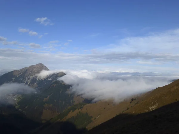 Wycieczka Piesza Górę Pleisspitze Tyrol Austria — Zdjęcie stockowe