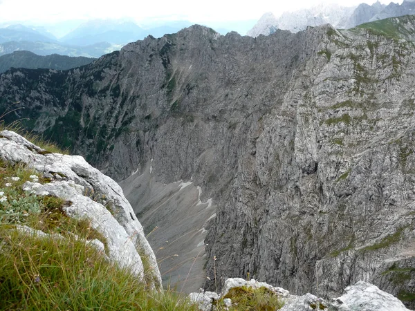 Pyramidenspitze Tur Drumeții Montane Tirol Austria Primăvară — Fotografie, imagine de stoc