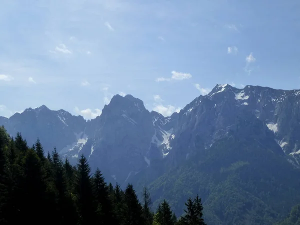 Pyramidenspitze Περιήγηση Στην Ορεινή Πεζοπορία Στο Τιρόλο Αυστρία Καλοκαίρι — Φωτογραφία Αρχείου