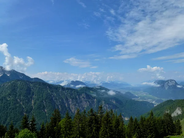 Passeio Caminhada Montanha Pyramidenspitze Tirol Áustria Verão — Fotografia de Stock