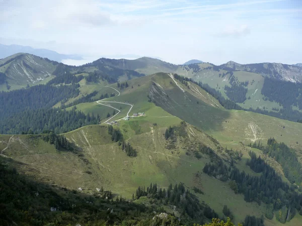 德国巴伐利亚Tegernsee的Ros 和Buchstein山徒步旅行 — 图库照片