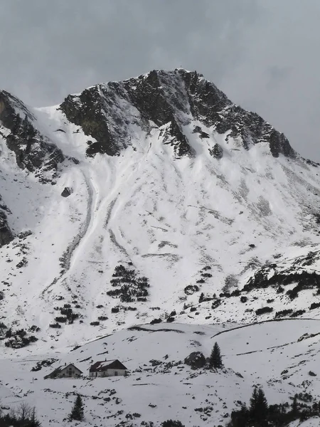 Rotwand Berg Beieren Duitsland Wintertijd — Stockfoto