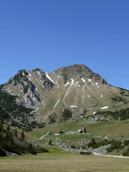 Bergspanorama Från Rotwand Berg Bayern Tyskland — Stockfoto