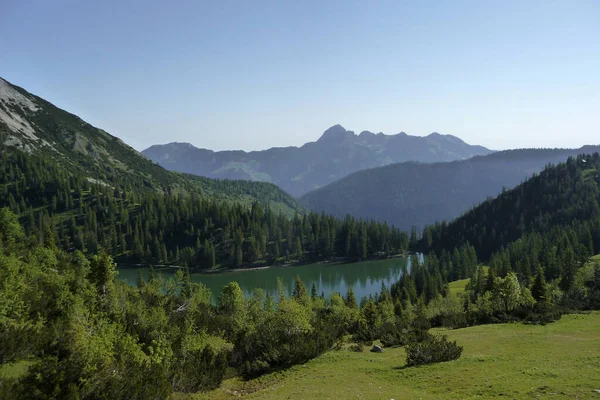 Jezioro Soinsee Niedaleko Góry Rotwand Bawarii Niemcy — Zdjęcie stockowe
