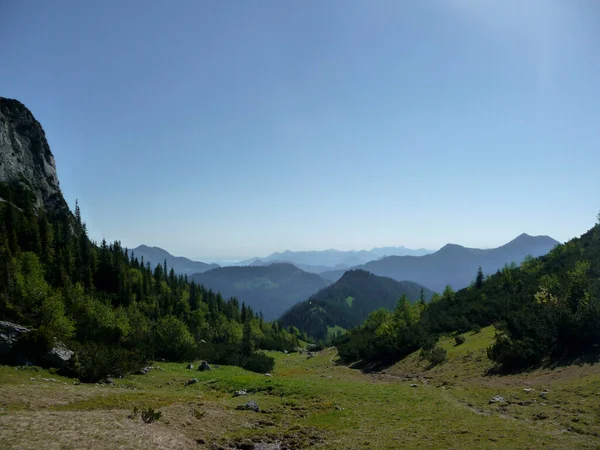 Bergzicht Het Ruchenkopfe Gebergte Beieren Duitsland — Stockfoto