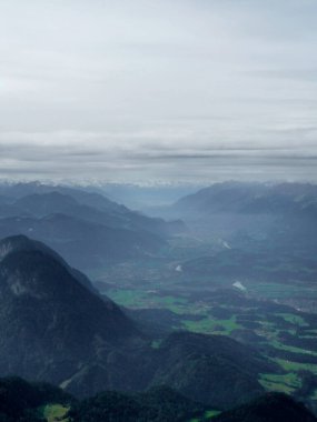 Ferrata üzerinden Scheffauer Dağı, Tyrol, Avusturya