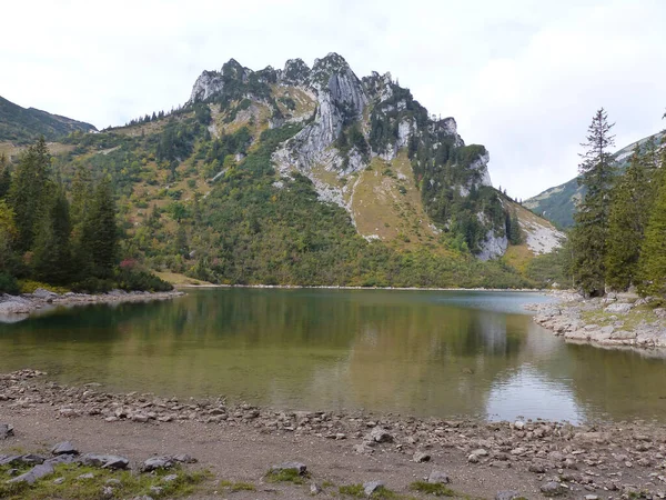 Montaña Ruchenkopfe Lago Soinsee Mangfall Baviera Alemania — Foto de Stock