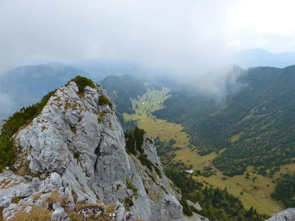 Гора Руфаф Озере Сойнзее Мангфалл Бавария Германия — стоковое фото