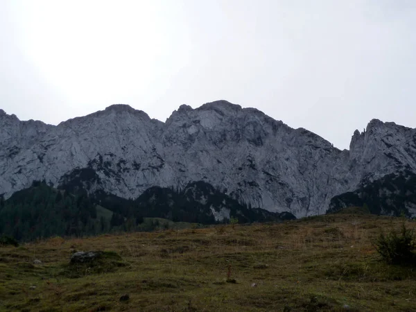 Montanha Scheffauer Ferrata Tirol Áustria — Fotografia de Stock