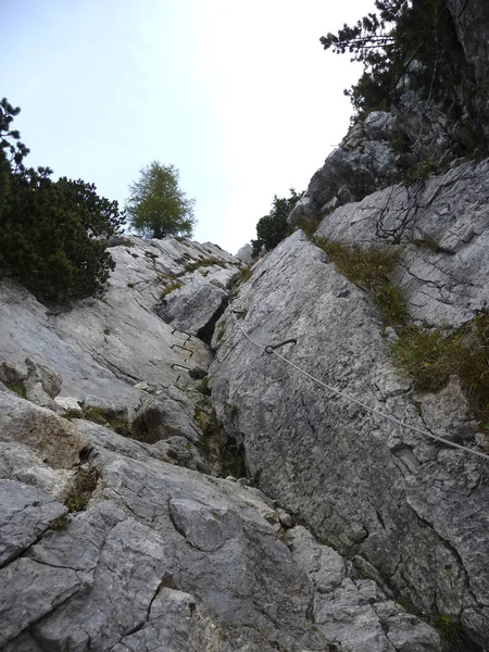 Scheffauer Mountain Ferrata Tyrol Austria — Stock Photo, Image