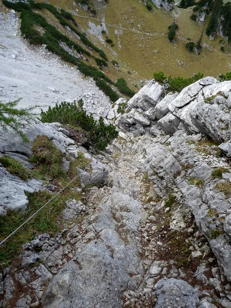 Гора Шеффауер Через Феррату Тіроль Австрія — стокове фото