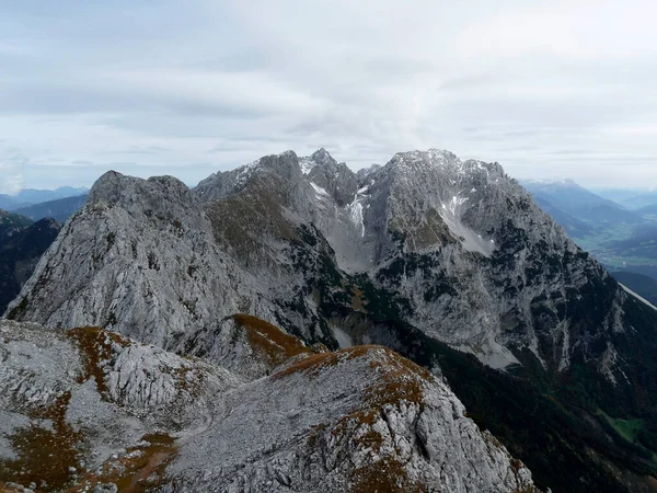 Ferrata Üzerinden Scheffauer Dağı Tyrol Avusturya — Stok fotoğraf