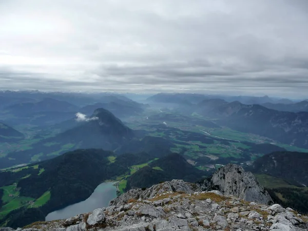 Ferrata Üzerinden Scheffauer Dağı Tyrol Avusturya — Stok fotoğraf