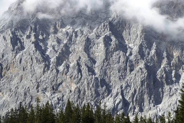 Bergblick Zugspitze Mit Seebensee Vordergrund Tirol Österreich Sommer — Stockfoto