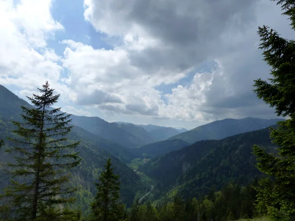 Горный Тур Гору Зеефельд Бавария Германия — стоковое фото