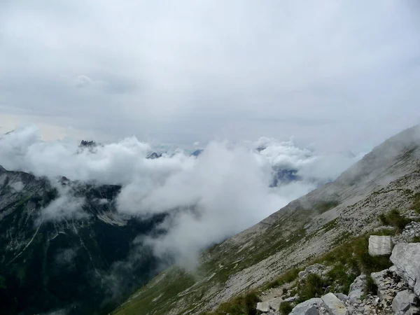 Wycieczka Górska Górę Soiernspitze Bawaria Niemcy — Zdjęcie stockowe