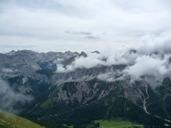 Альпинистский Тур Гору Соернфехт Бавария Германия — стоковое фото